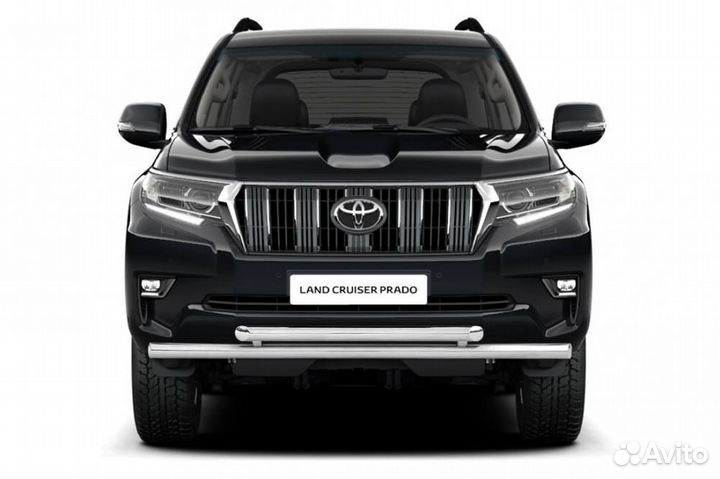 Защита бампера toyota land cruiser prado 150 2017