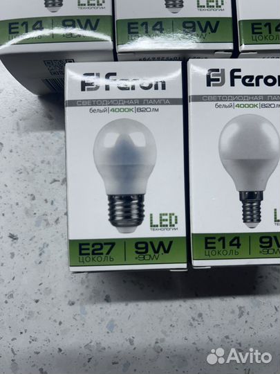 Лампочка светодиодная е14 9 w
