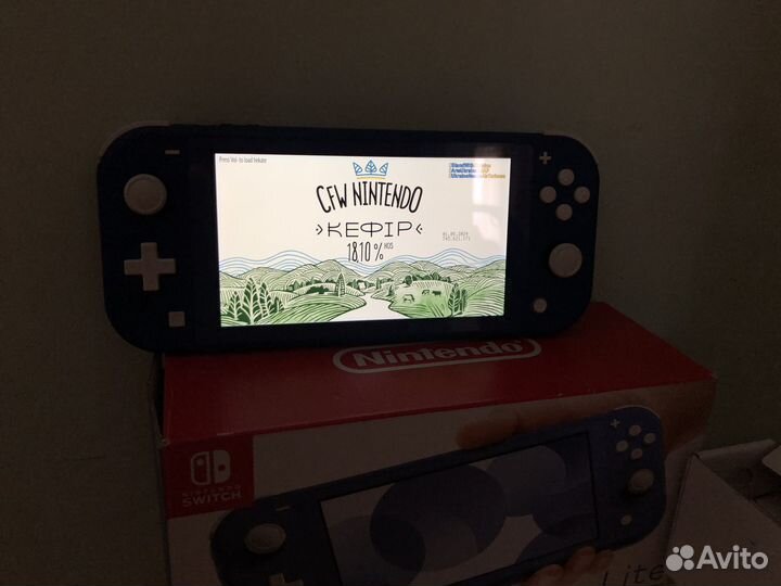 Nintendo switch lite прошитая 128