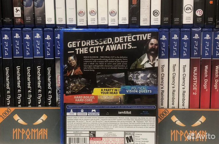 Игры PS4 Disco Elysium: The Final Cut