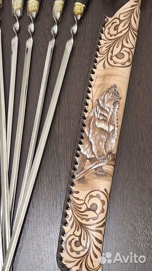 Шампура ручной работы с чехлом