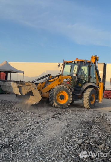 Аренда экскаватора погрузчика услуги трактора jcb