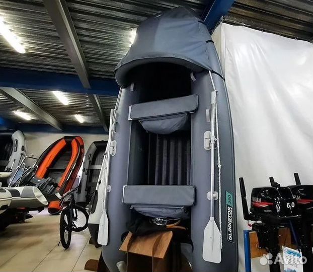 Лодка пвх Gladiator(Гладиатор) E350 PRO б/у