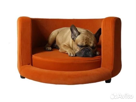 Круглая лежанка для кота для собаки для животных