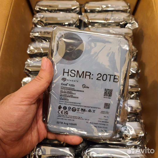 Новые 20тб жесткие диски оптом seagate exos 20tb