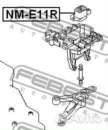 Febest NM-E11R Опора двигателя nissan almera 00-06