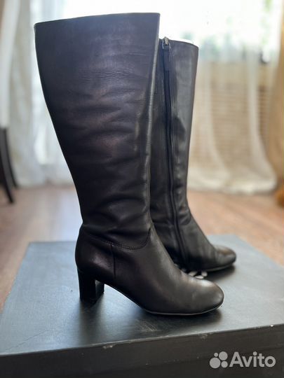 Сапоги женские демисезонные ecco, 36 р