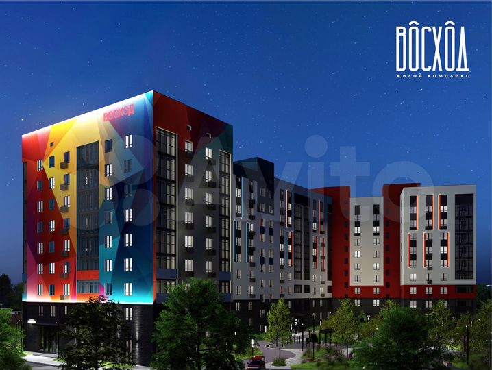 2-к. квартира, 60,3 м², 2/9 эт.
