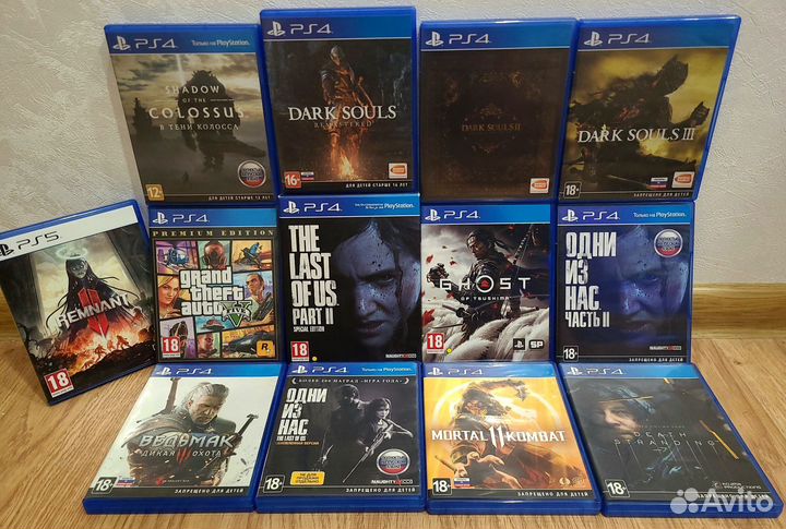 Ps4, ps5 диски Лицензия (игры дополнены 22.08.23)