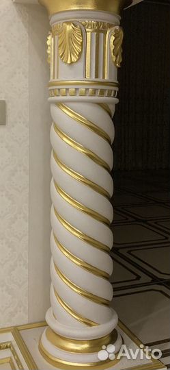 Золочение лепнины профессионально