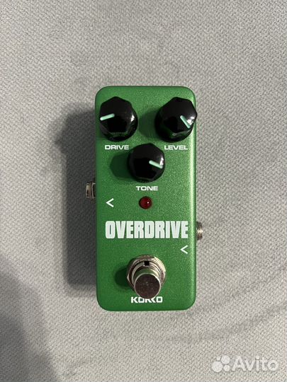 Гитарная педаль Kokko overdrive, блок питания AMT