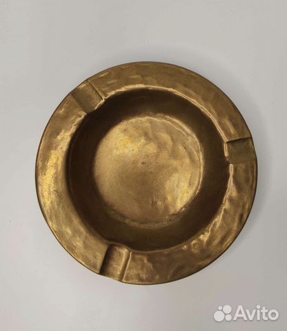 Пепельница латунь антиквариат