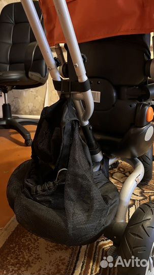 Детский велосипед трехколесный с ручкой