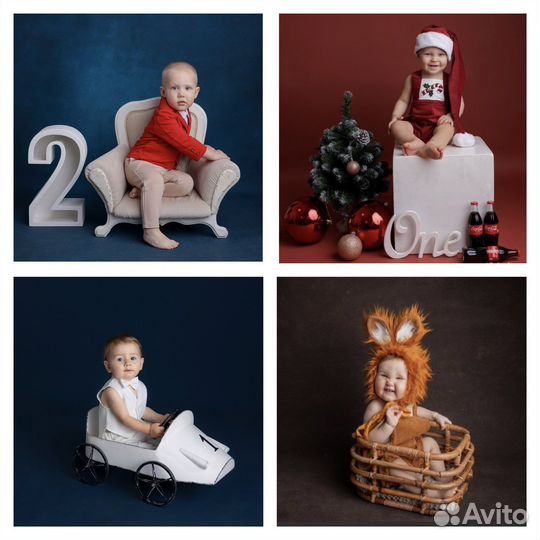 Фотосессия на годик, два, три, четыре