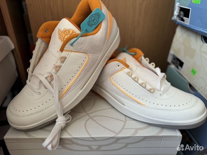 Кроссовки nike AIR jordan 2 retro LOW US15 33cm