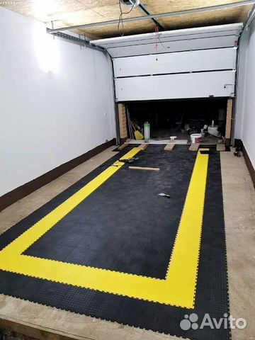 Модульная плитка пвх для гаража