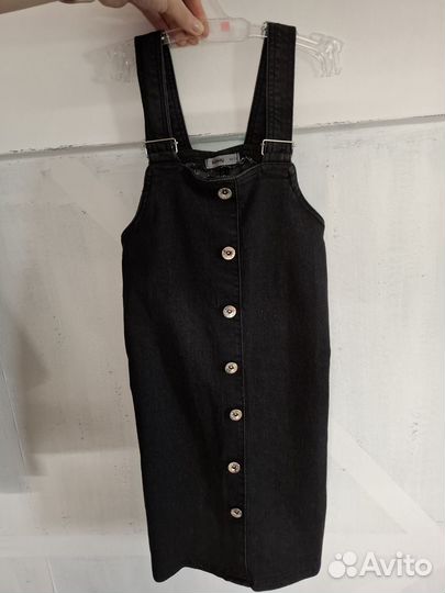 Джинсовый сарафан для девочки