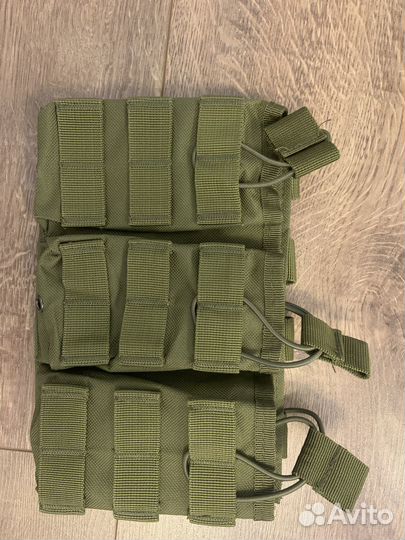 Подсумок тактический на 3 магазина