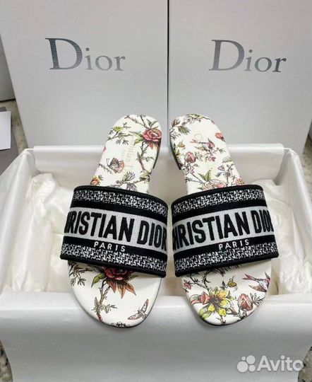 Шлепки женские Chtistian Dior