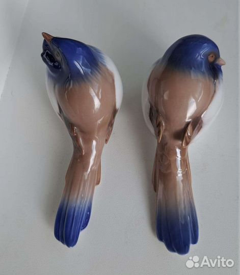 Оптимист и Пессимист, фарфор