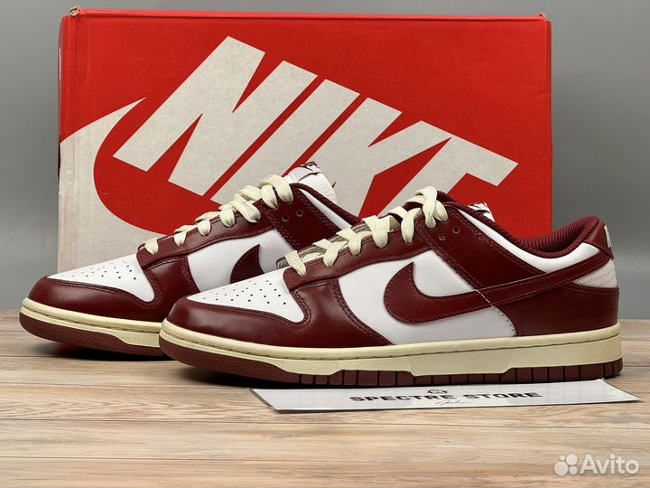 Кроссовки Nike Dunk Low Premium Vintage Red