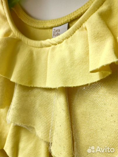 Платье летнее нарядное для девочки Zara 98