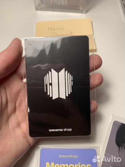 Bts предзаказная карта Тэхена Proof