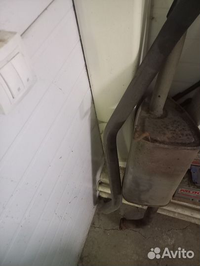 Глушитель штатный и прямая труба (вместо резонат