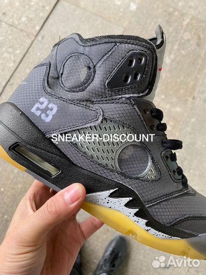Nike Air Jordan 5 off white black 37-45