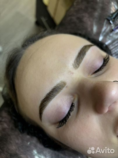 Оформление бровей