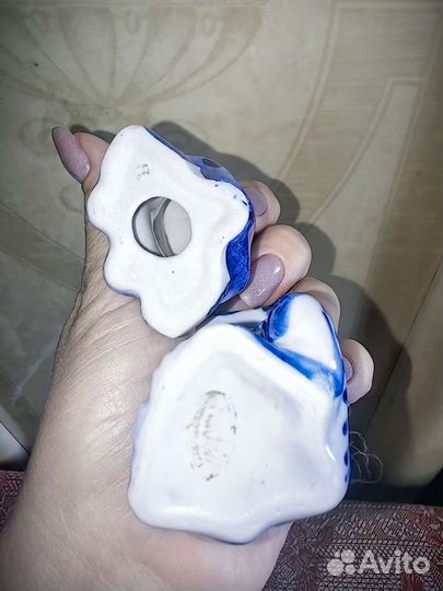 Лягушка гжель