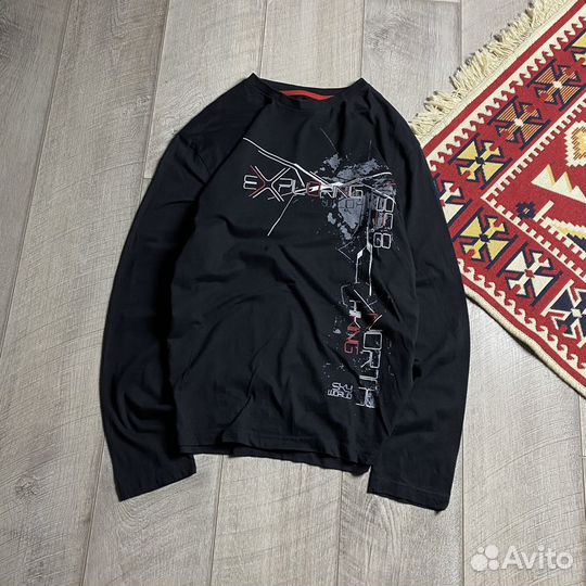 Лонгслив y2k vintage tribal oversize