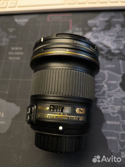 Nikon AF-S nikkor 20mm 1:1.8G ED