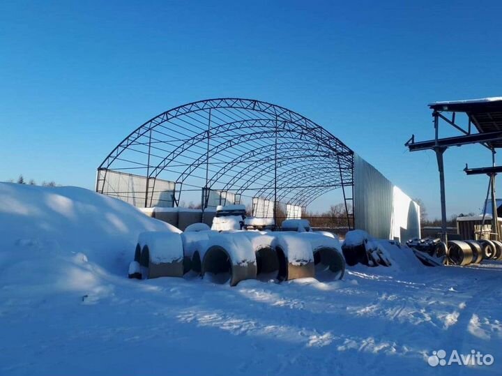 Ангар от производителя под ключ