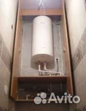 Сантехник, сборка, установка водонагревателя