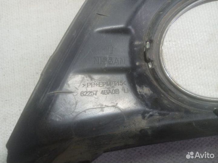 Накладка на туманку передняя левая Nissan X-Trail