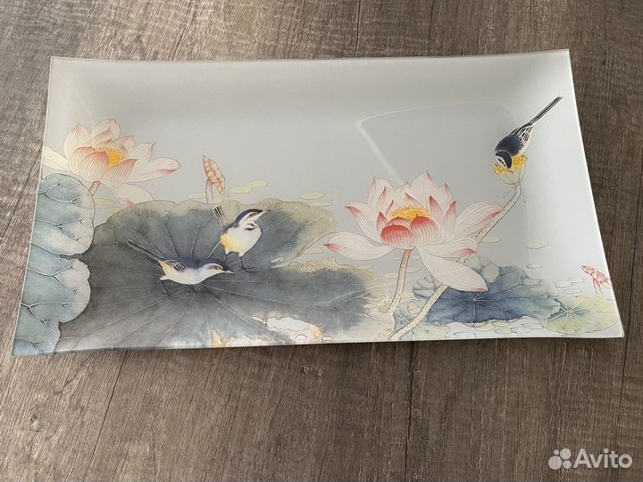 Блюдо поднос тарелка Китайская живопись