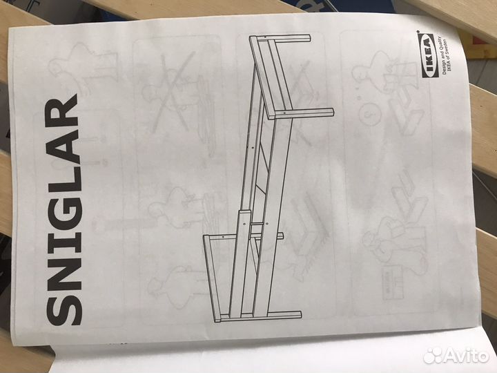 Кровать детская sniglar IKEA