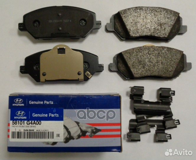 Колодки дисковые 58101G4A00 Hyundai-KIA