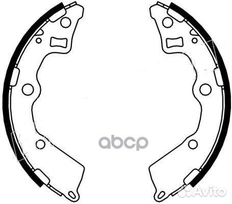 Колодки барабанные KIA picanto 1.0/1.1 04- BS13618