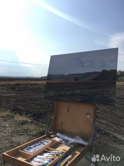 Пейзаж маслом на холсте