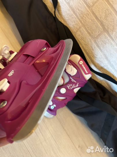 Коньки детские раздвижные 30-33