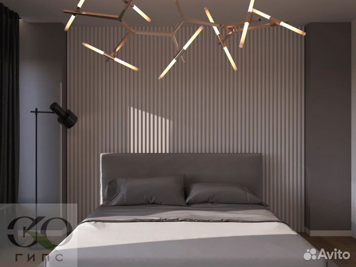 3D Гипсовые панели Рейки от производителя