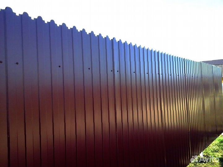 Забор из профнастила