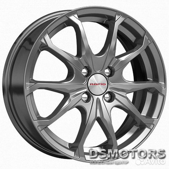 Диски Brent 6.0/16 4x100 ET52 d54.1 дарк платинум