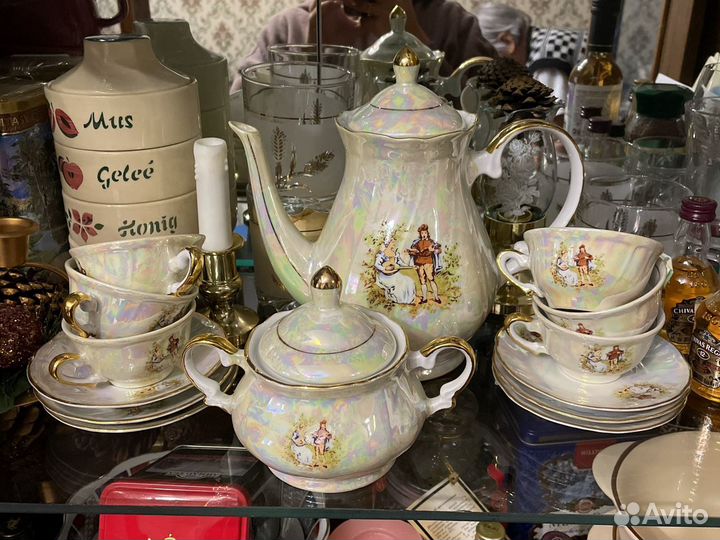 Кофейный сервиз новый на 6 персон