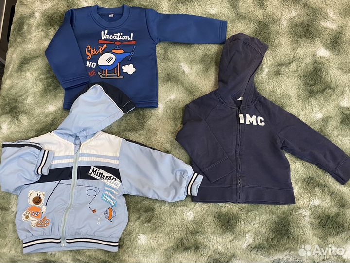 Детская одежда для мальчиков 80 86