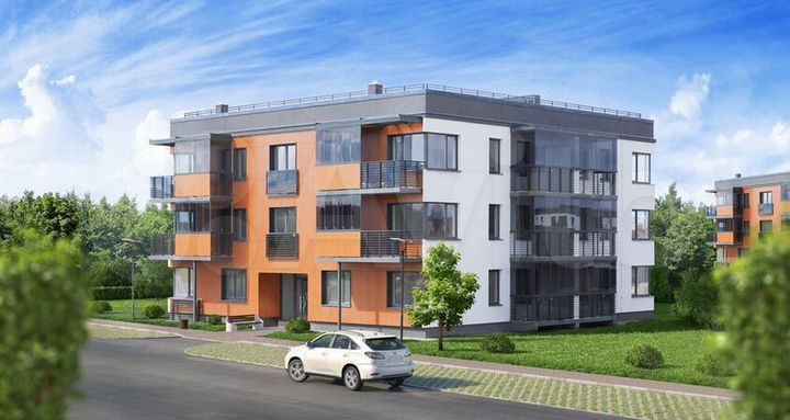 3-к. квартира, 83,5 м², 2/4 эт.