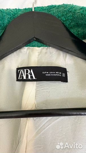 Твидовый пиджак zara