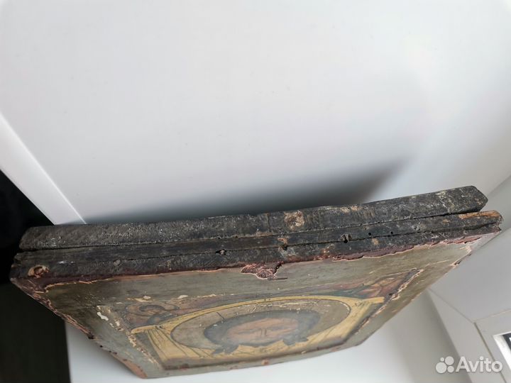 Икона 19 век Спас Нерукотворный Вседержитель